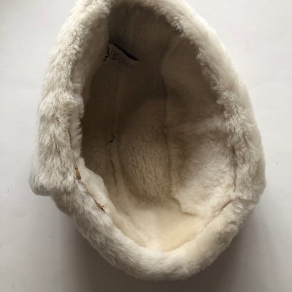 UGG ​genuine shearling suede trapper hat. Aviator. Sheepskin. Small, Medium main image 12